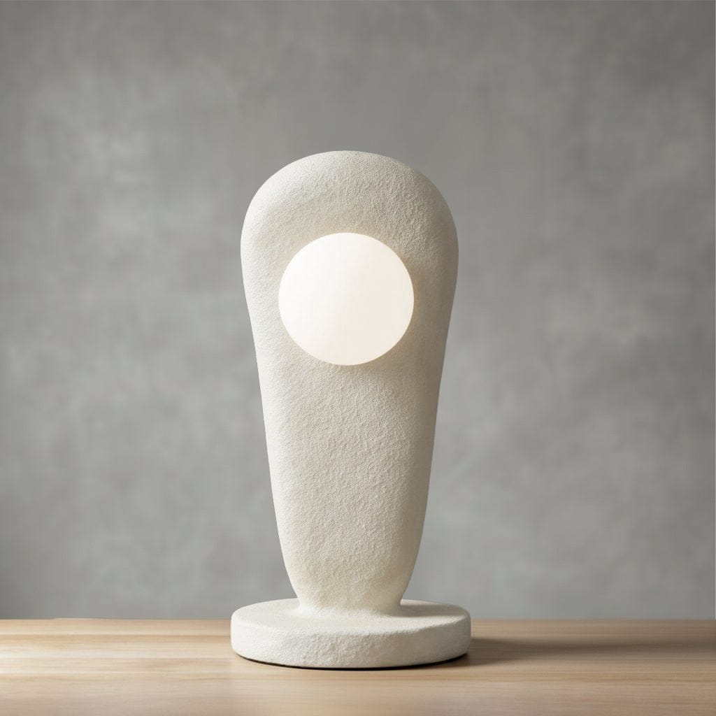Zakohani Table Lamp in Milk & Beige