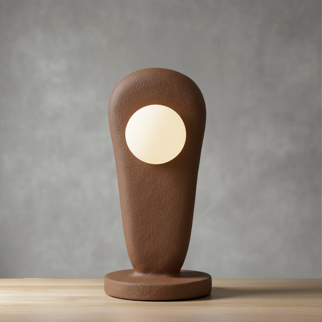 Zakohani Table Lamp in Milk & Beige