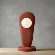 Zakohani Table Lamp in Milk & Beige