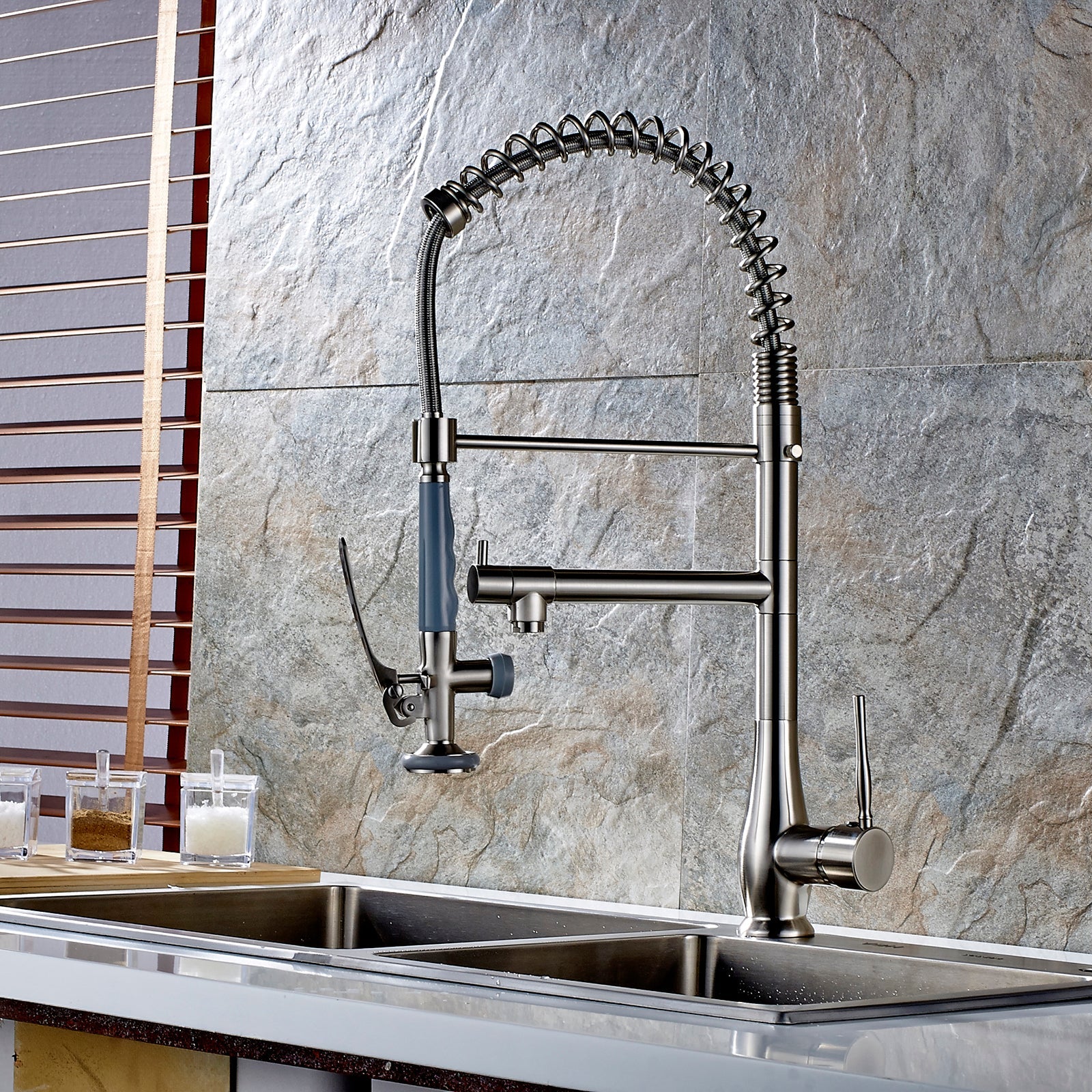Artec Single Lever Stainless Steel Bathroom Basin Tap - Viltara