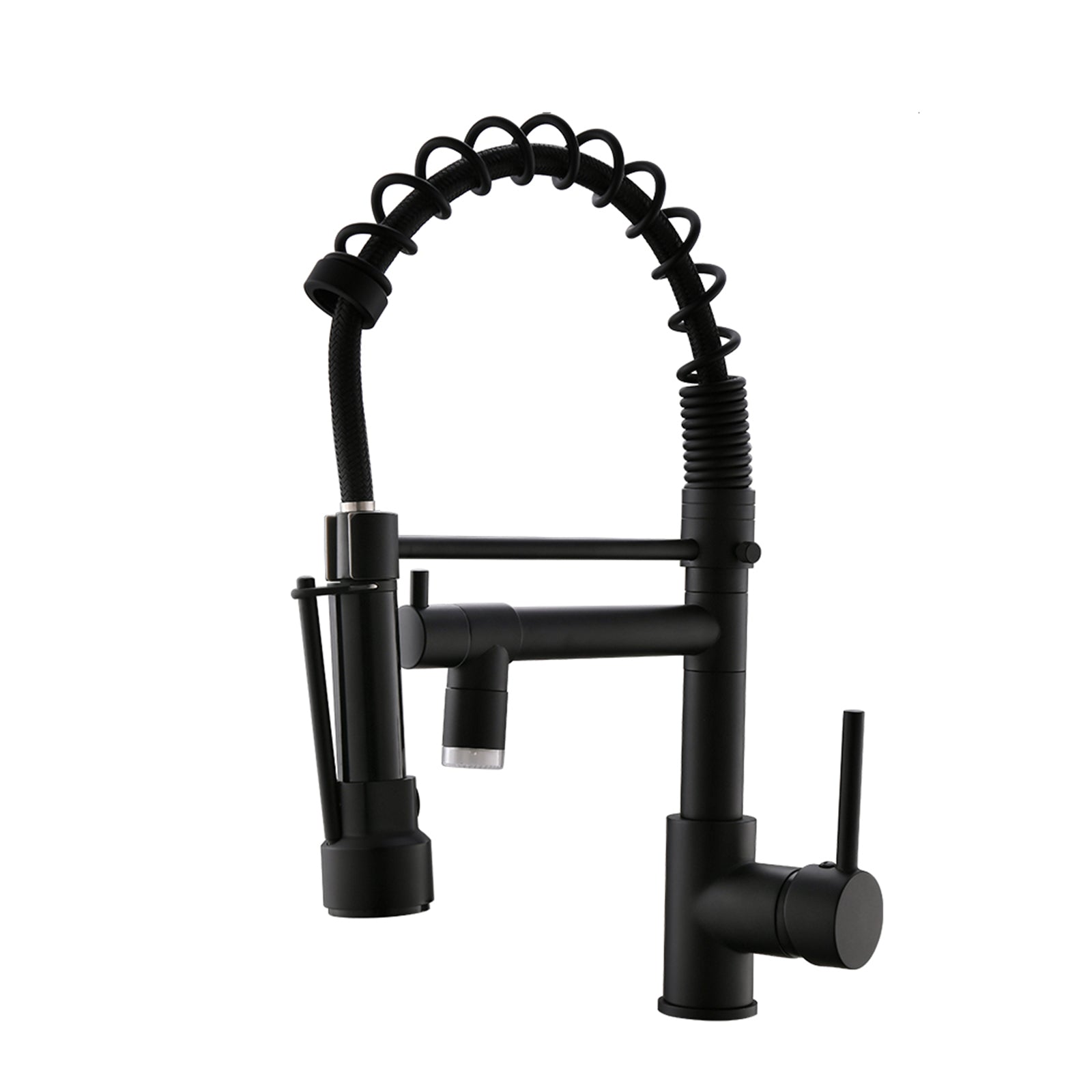 Gustav Led Faucet in Black & Silver