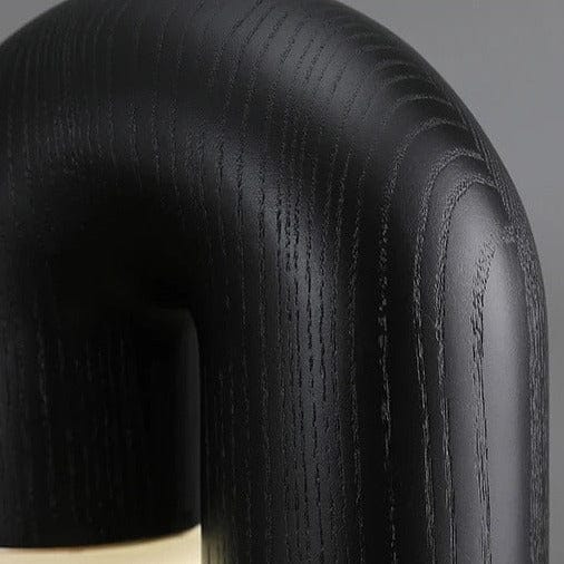 Diapole Table Lamp in Black & Natural
