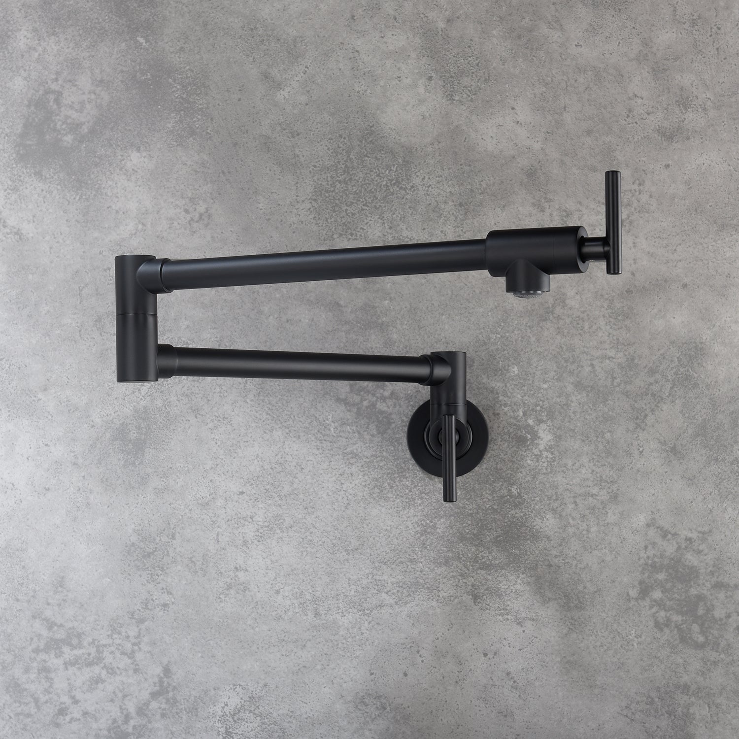 Euro Pot Filler Faucet in Black & Silver - Viltara