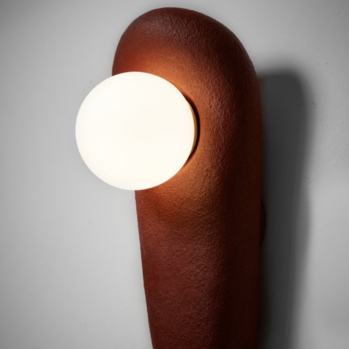 Zakohani Sconce in Milk & Beige