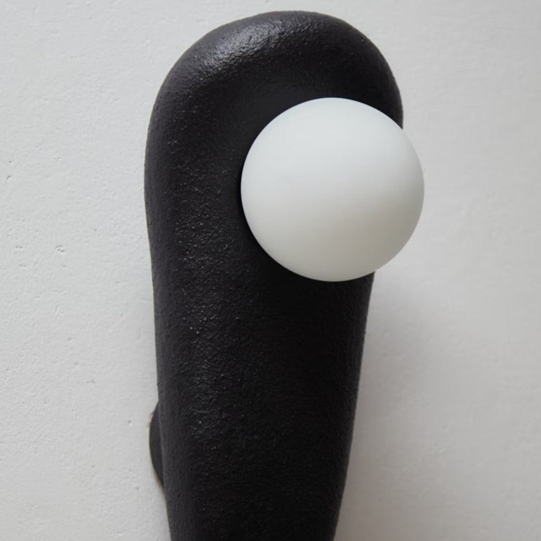 Zakohani Sconce in Milk & Beige
