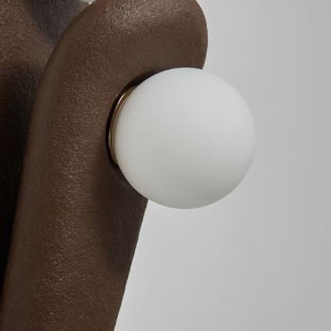 Zakohani Sconce in Milk & Beige