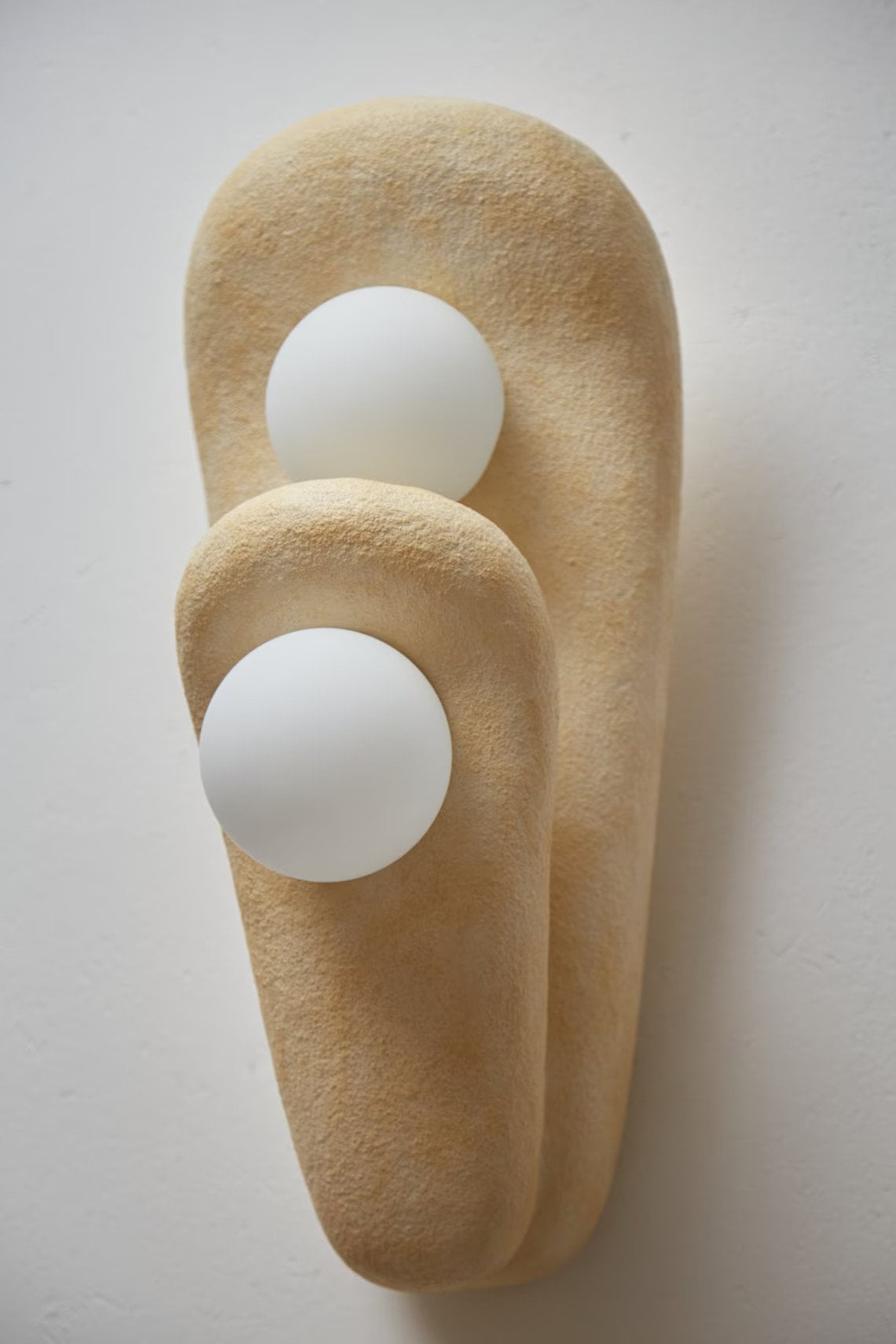 Zakohani Sconce in Milk & Beige