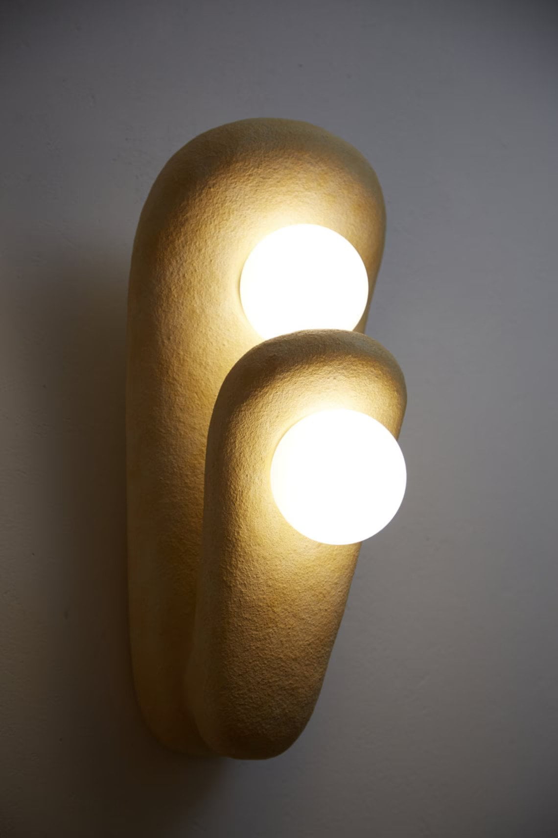 Zakohani Sconce in Milk & Beige