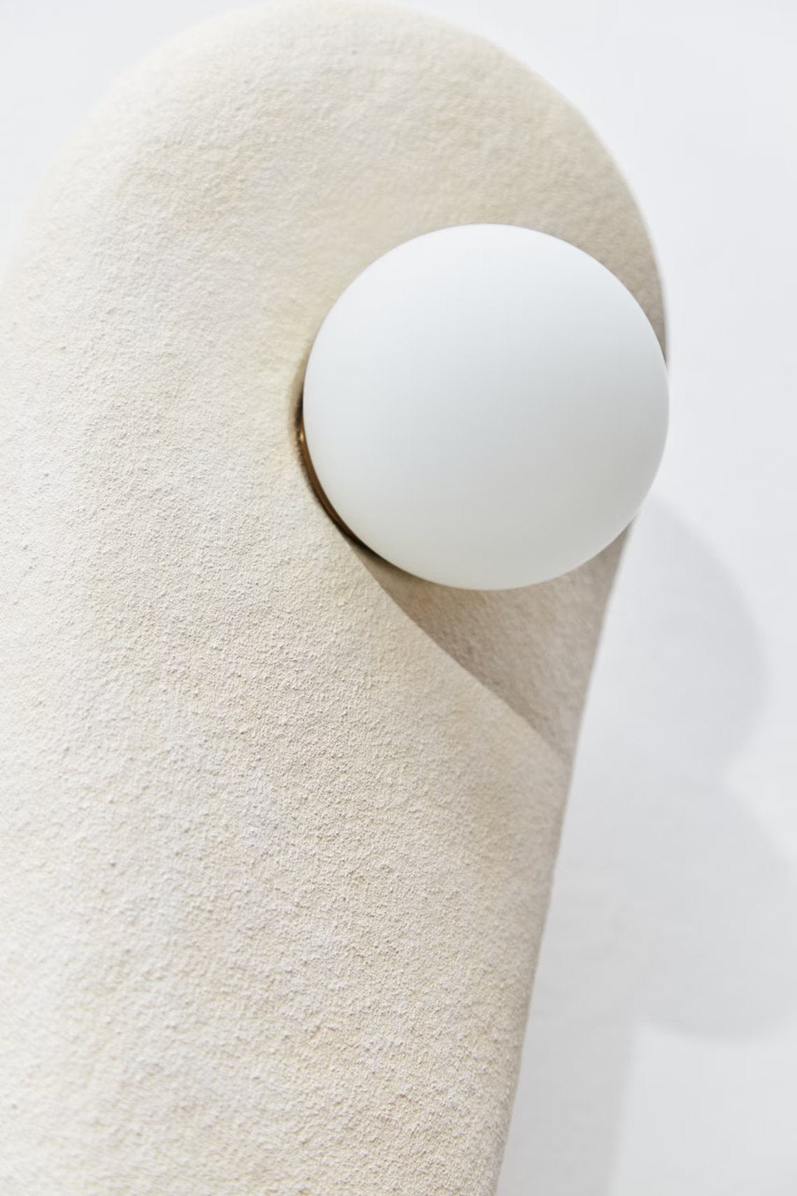 Zakohani Sconce in Milk & Beige