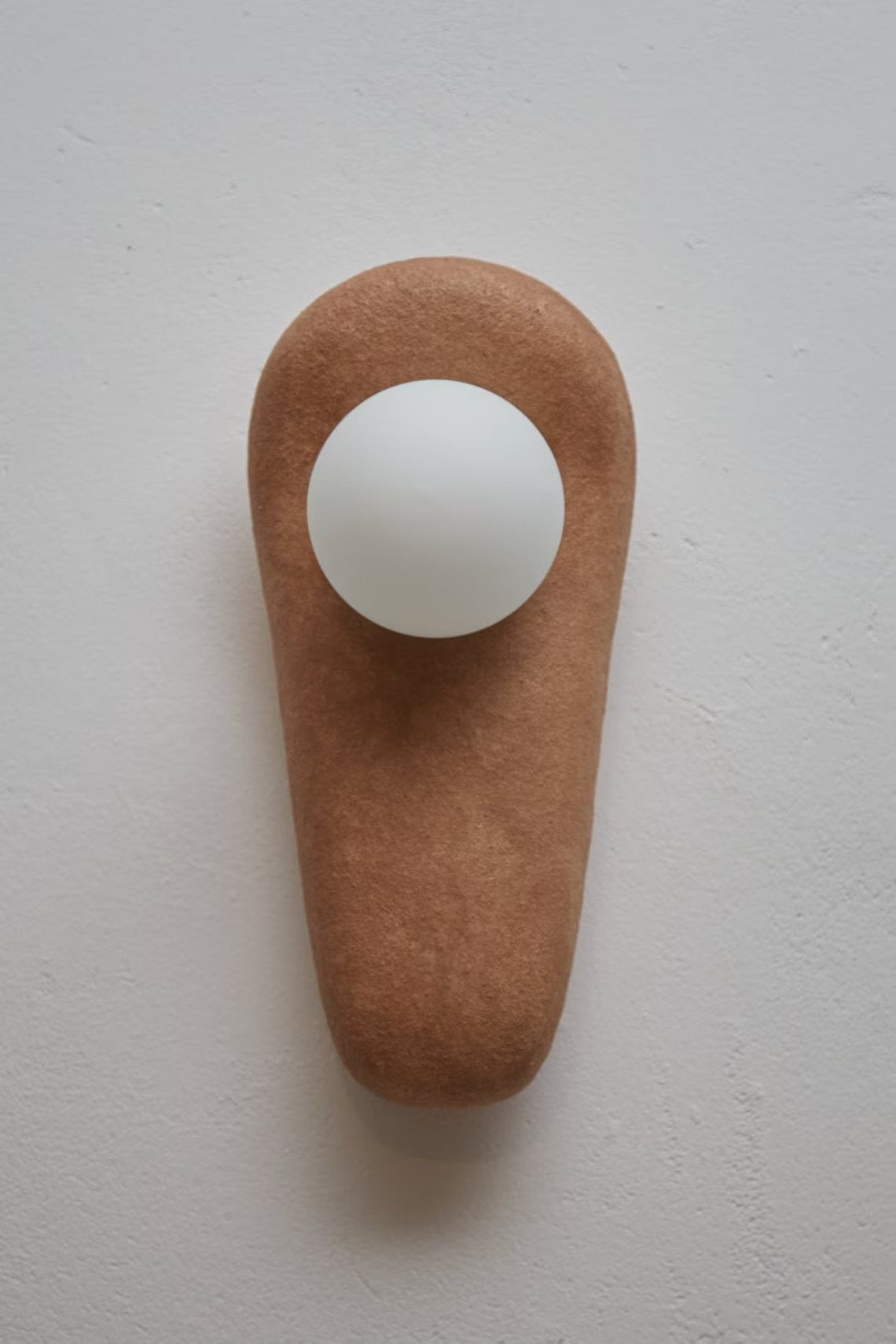 Zakohani Sconce in Milk & Beige