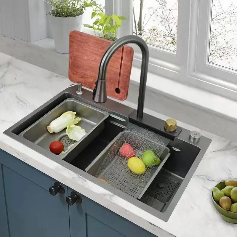 Harmony Black Sink in A & B - Viltara