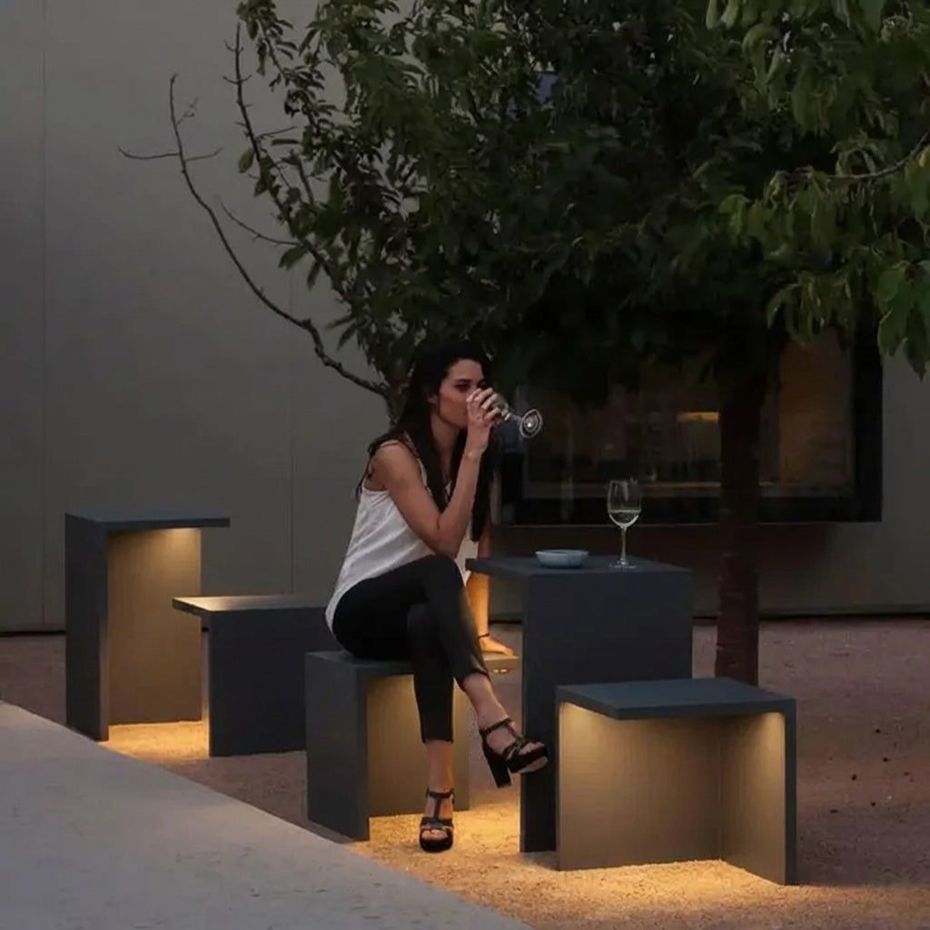 Block Lane Outdoor Solar Light