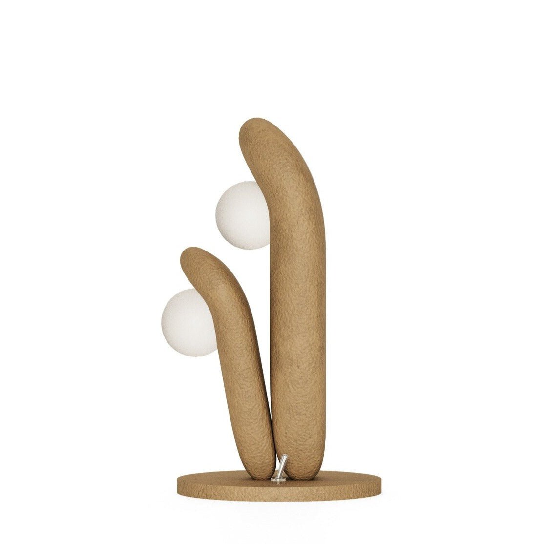 Zakohani Table Lamp in Milk & Beige