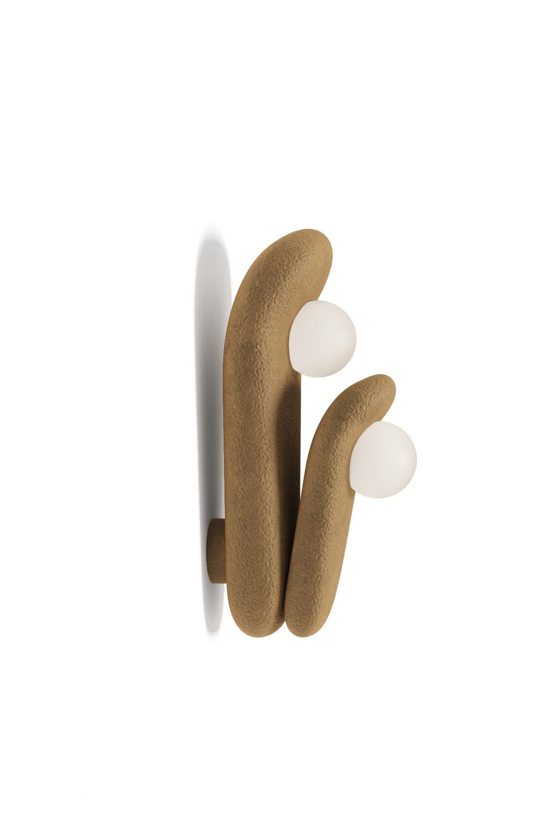 Zakohani Sconce in Milk & Beige