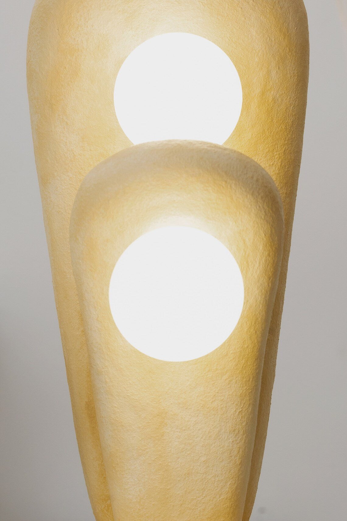 Zakohani Table Lamp in Milk & Beige