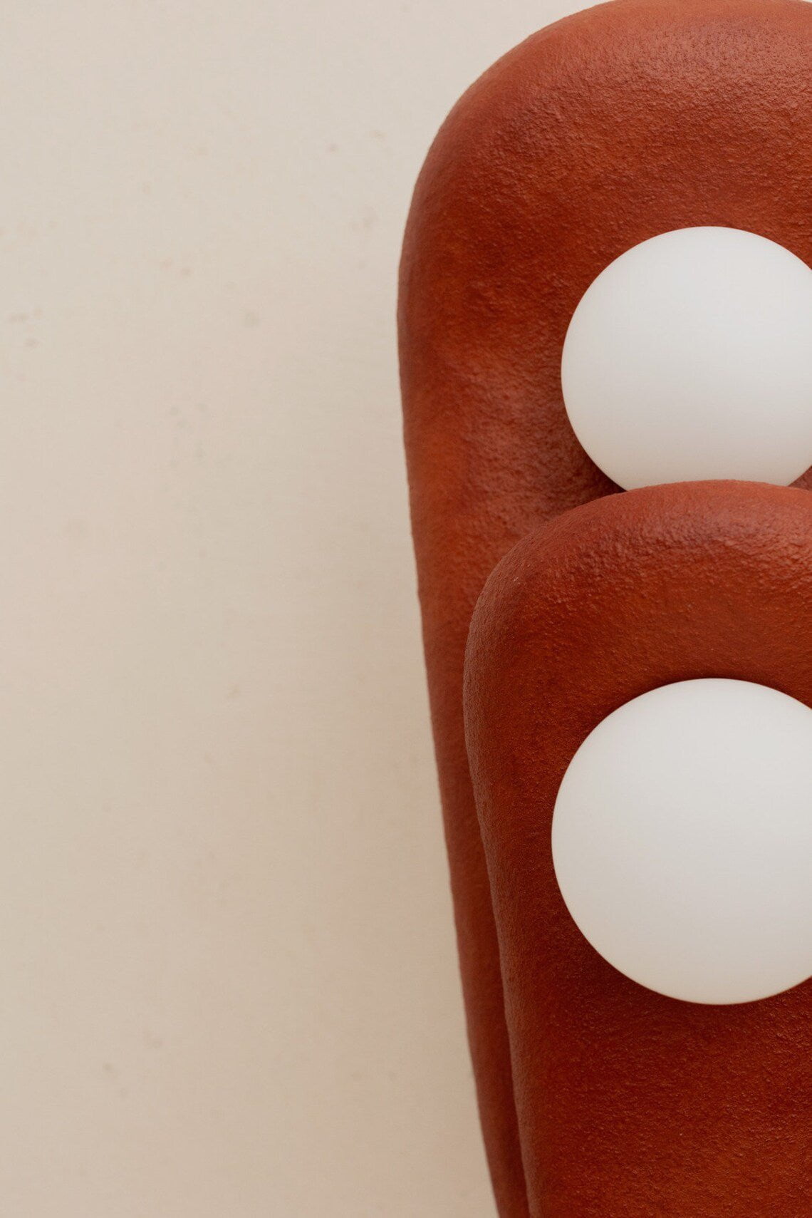 Zakohani Table Lamp in Milk & Beige