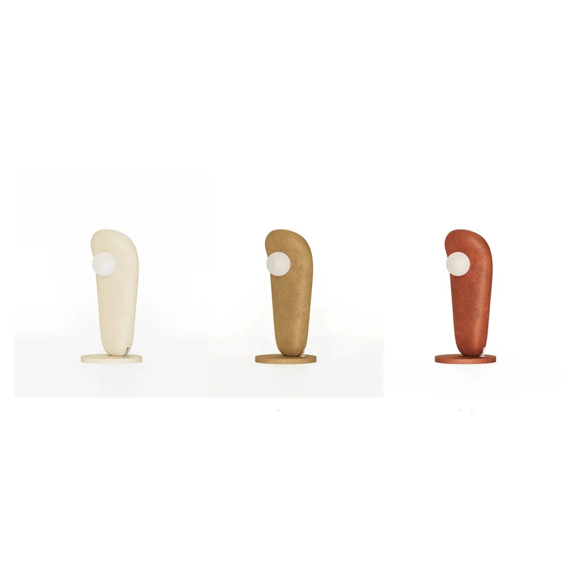 Zakohani Floor Lamp in Beige & Raw Ochra