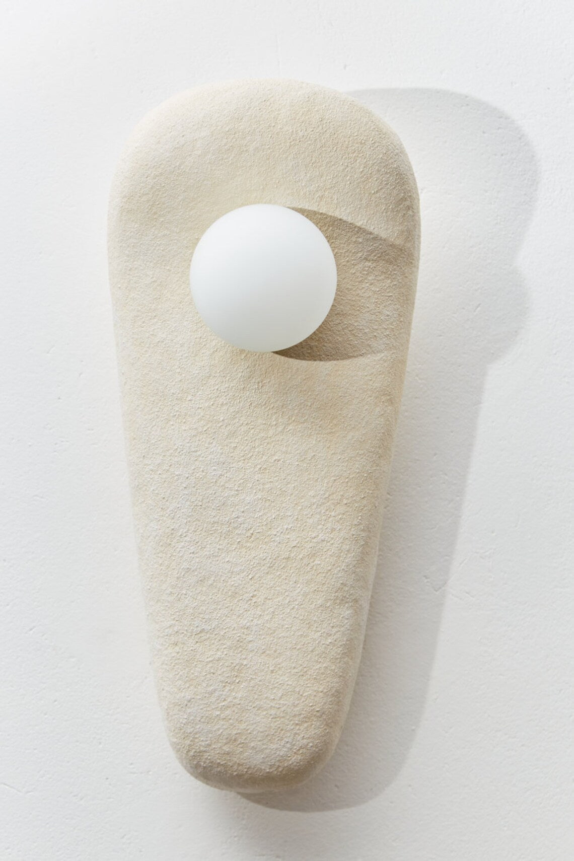 Zakohani Sconce in Milk & Beige