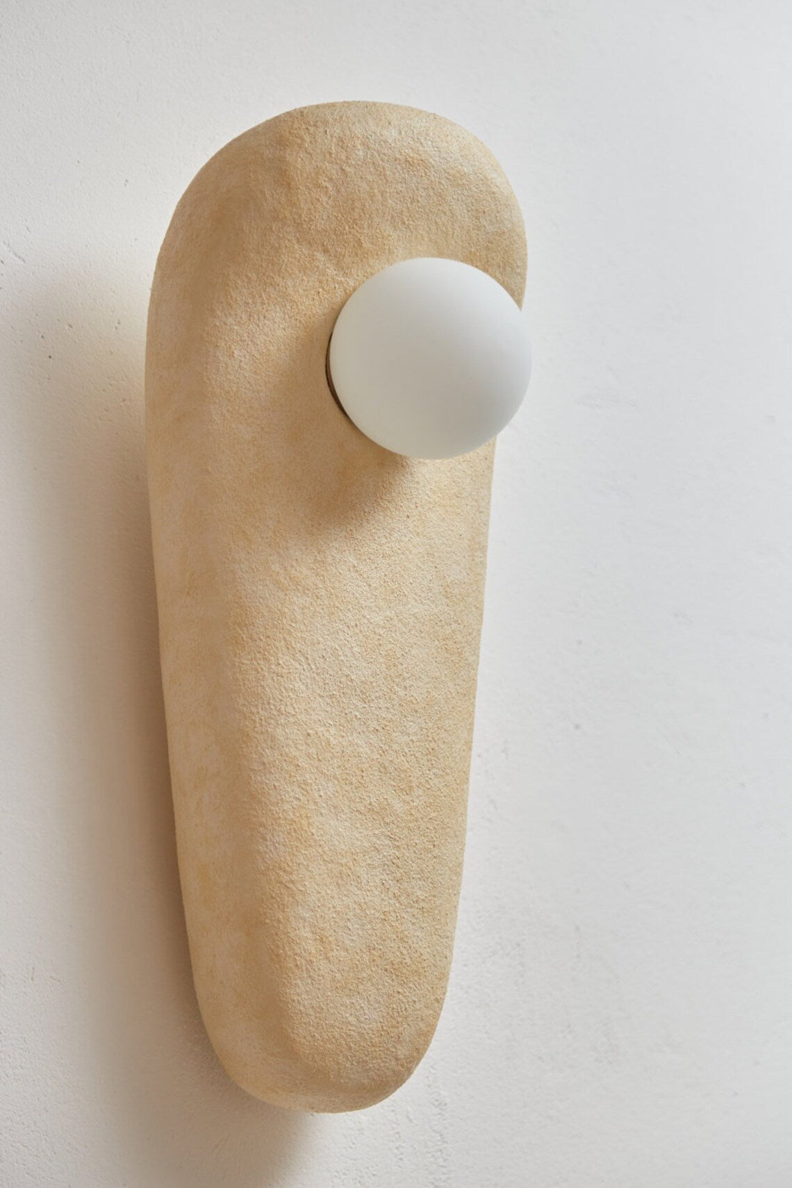 Zakohani Sconce in Milk & Beige