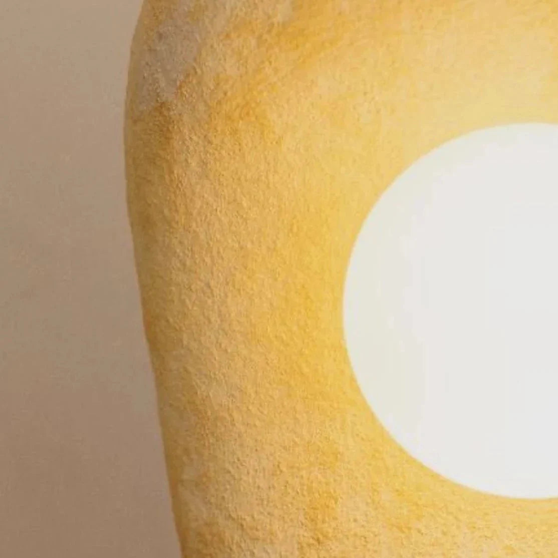 Zakohani Table Lamp in Milk & Beige