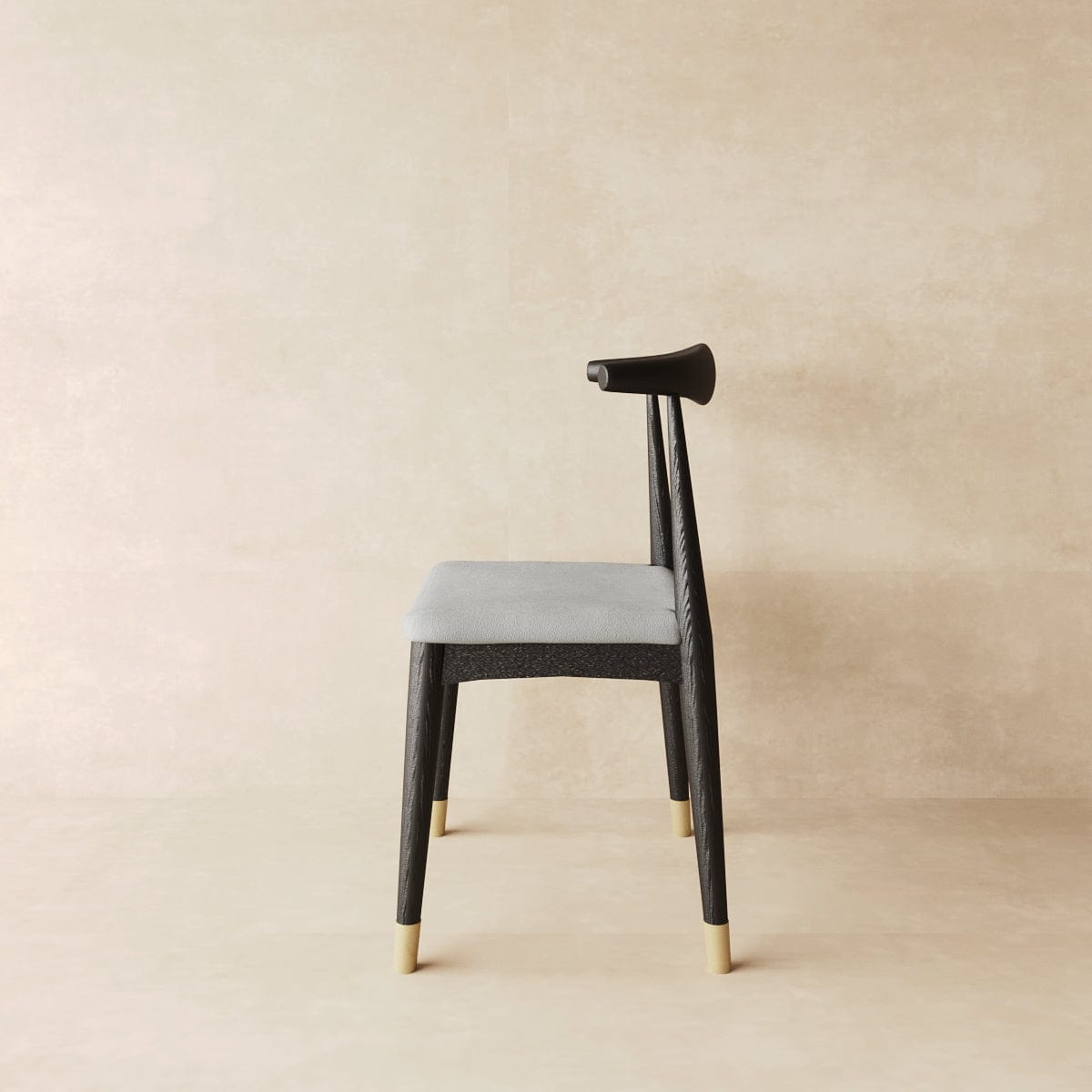 Khalifa Chair in Performance Linen & Performance Leather