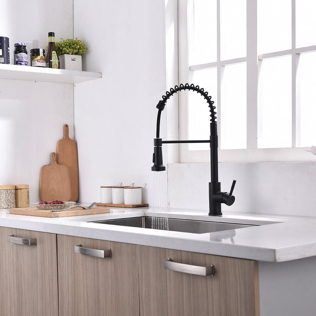 Kraus Black Touchless Sensor Faucet - Viltara