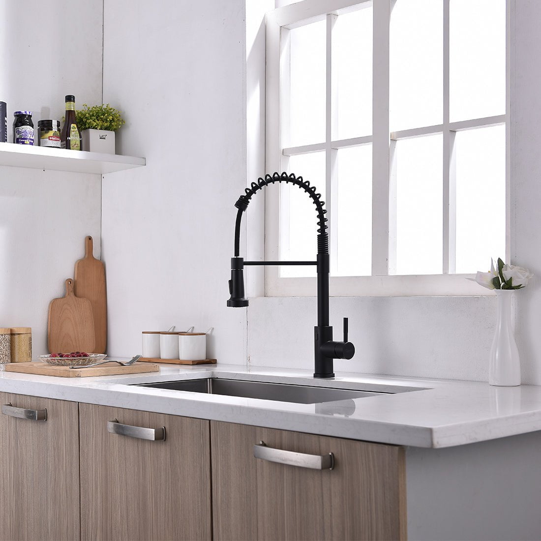 Kraus Black Touchless Sensor Faucet - Viltara