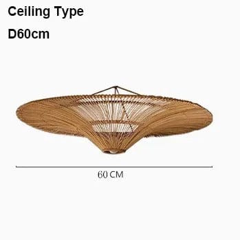 Kairo Rattan Chandelier in Brown Rattan