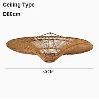 Kairo Rattan Chandelier in Brown Rattan