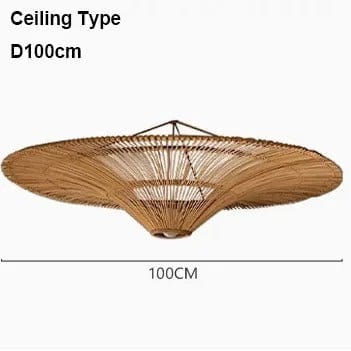 Kairo Rattan Chandelier in Brown Rattan
