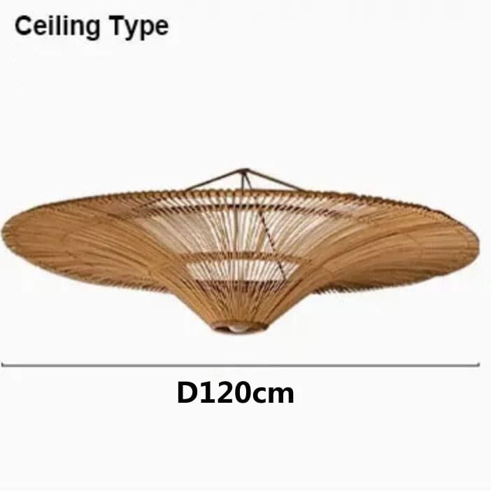 Kairo Rattan Chandelier in Brown Rattan
