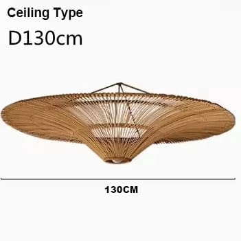 Kairo Rattan Chandelier in Brown Rattan