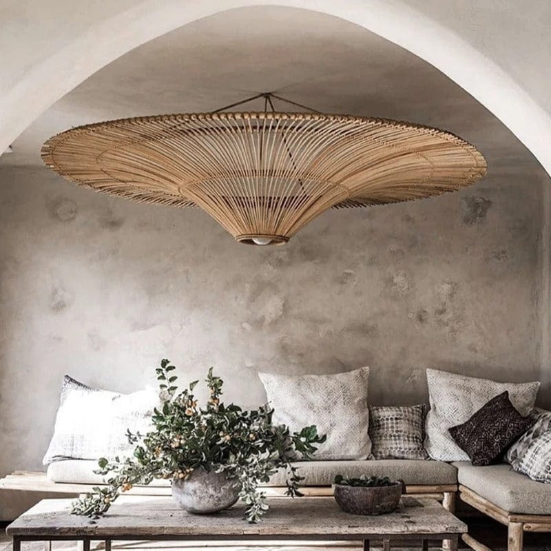 Kairo Rattan Chandelier in Brown Rattan