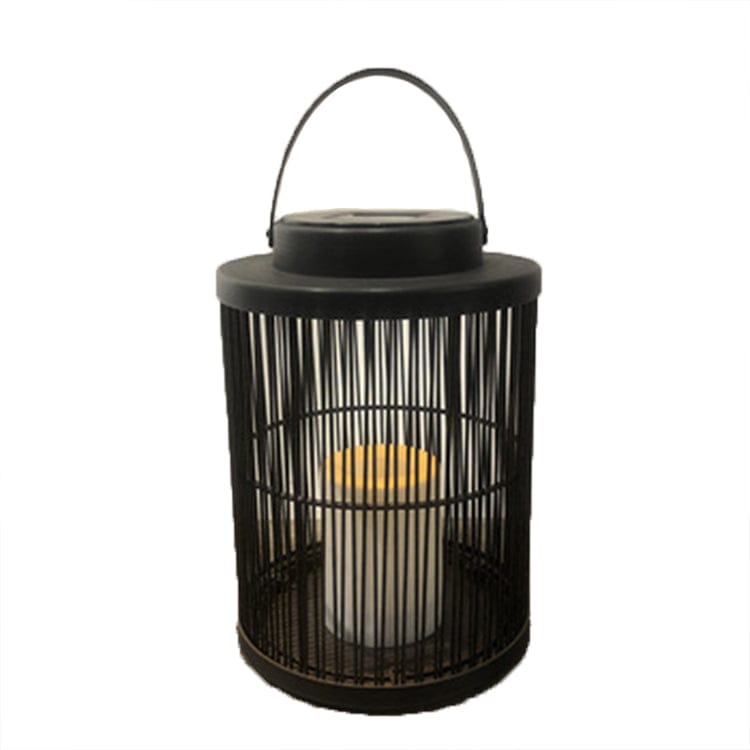 Lantern Sora Weave Light in Black & Dark Brown