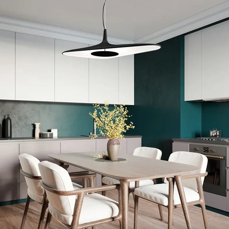 Scandi Flux Chandelier in White & Black