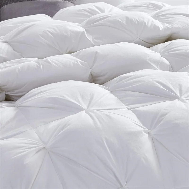 Signature Down Duvet Insert in White & Gray