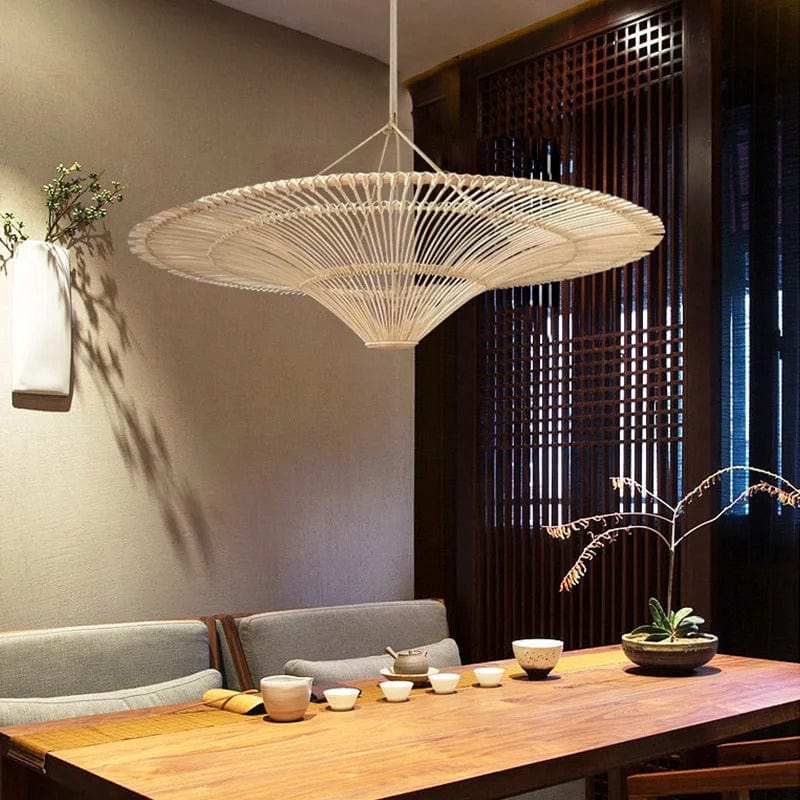 Kairo Rattan Chandelier in Brown Rattan