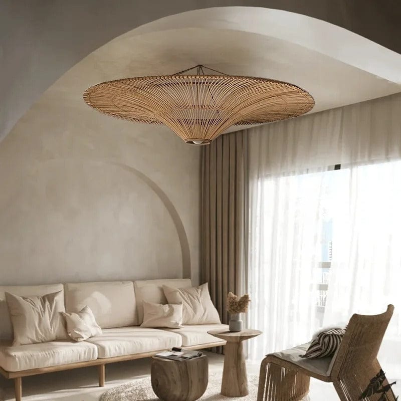 Kairo Rattan Chandelier in Brown Rattan