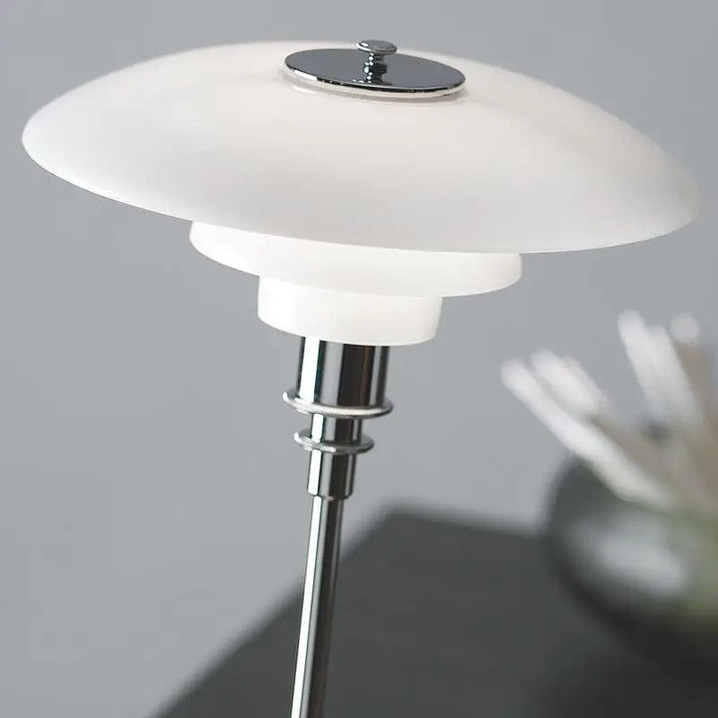 Umbrella Floor Lamp in Black & Orange