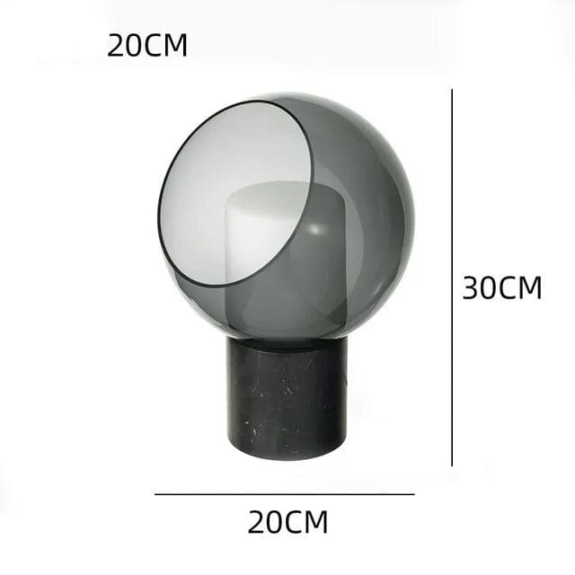 Dome Glass Table Lamp