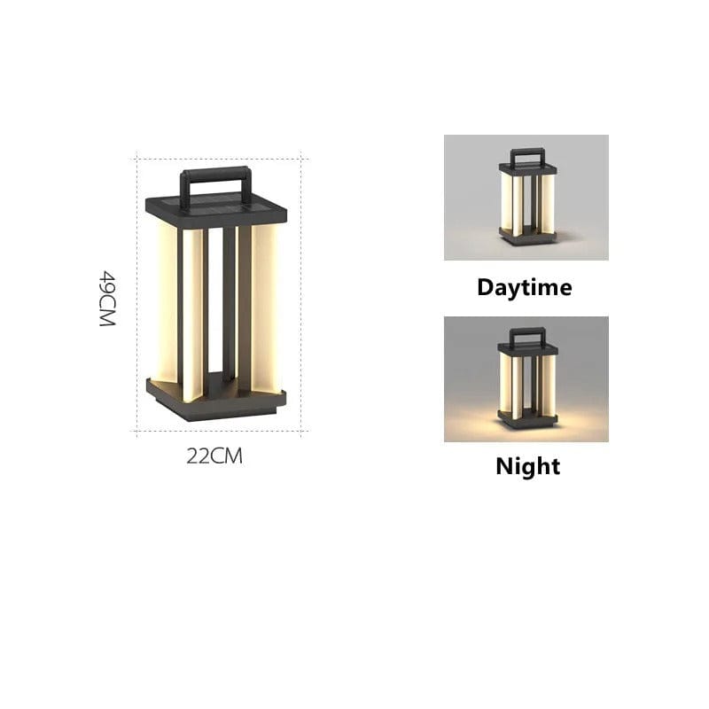 Contemporary Solar Garden Light