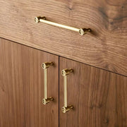 Melissa Mou Furniture Handle in Brushed Brass - Viltara