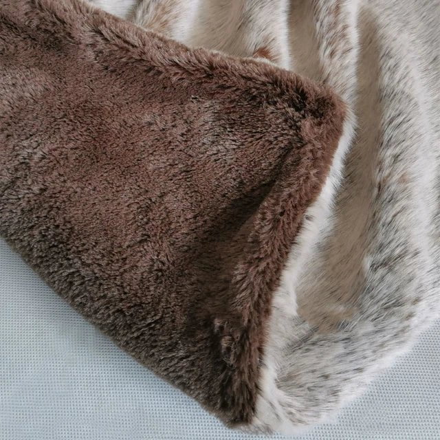 Milano Faux-Fur Blanket Throw - Viltara