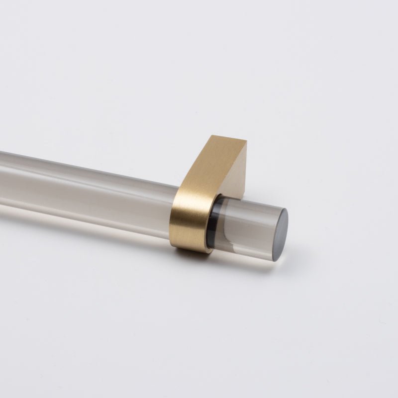 Naples Cue Furniture Brushed Solid Brass Cabinet Handle - Viltara