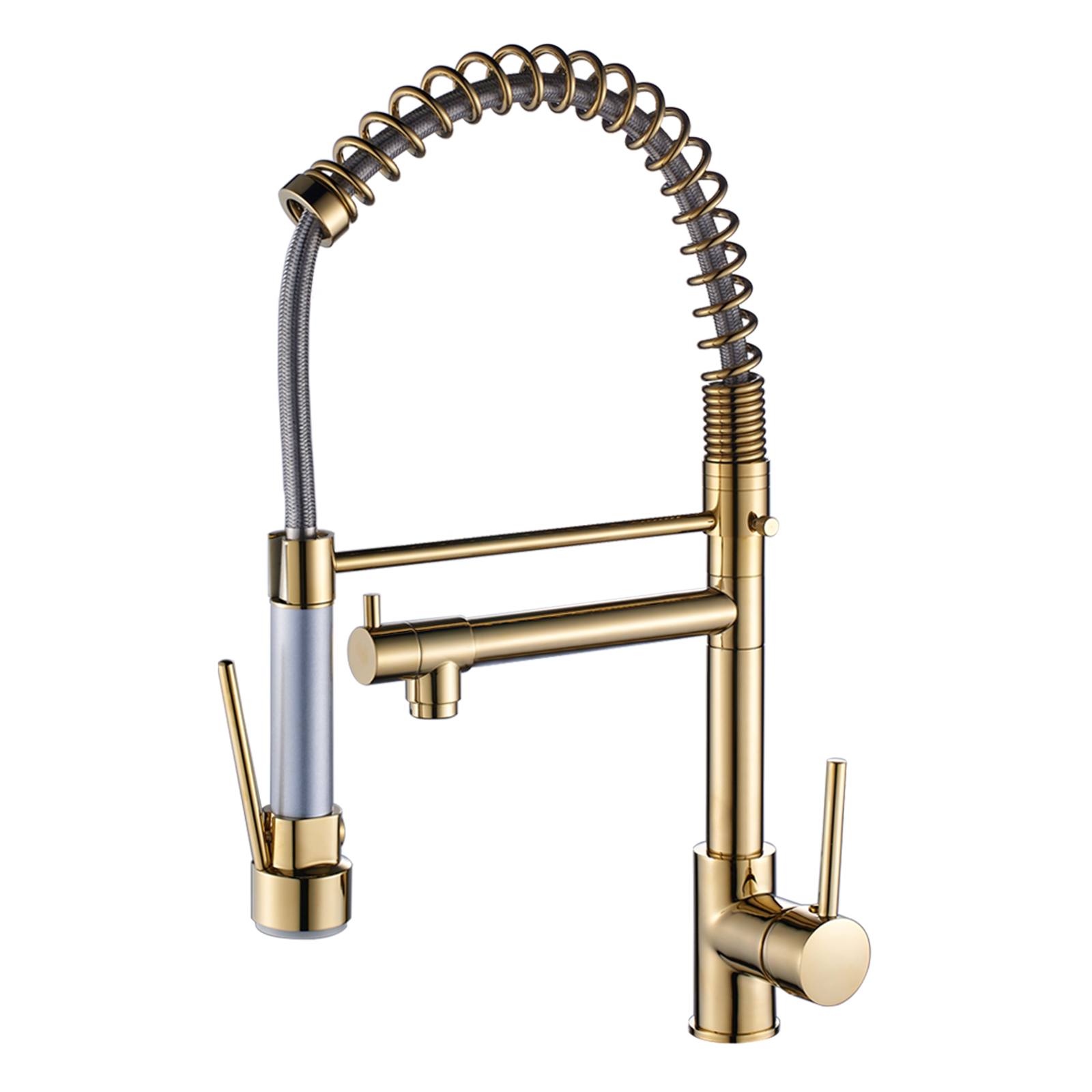 Lucero Faucet in Black & Gold