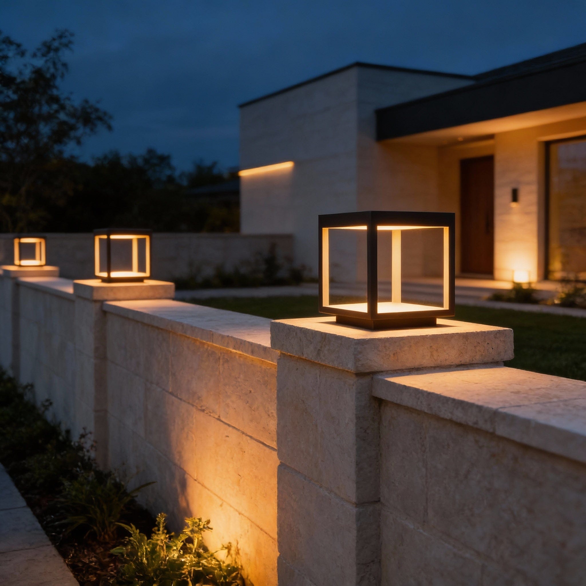 Square Post Light