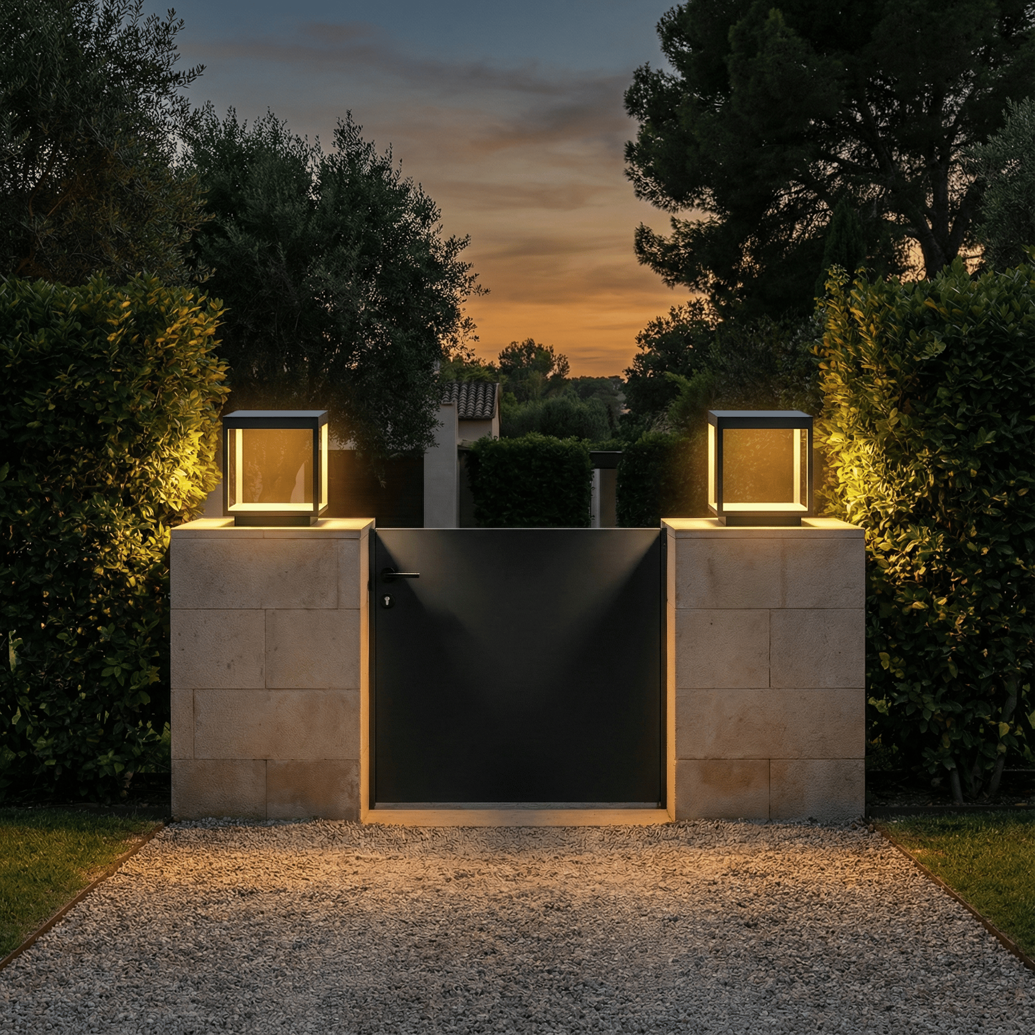 Square Post Light