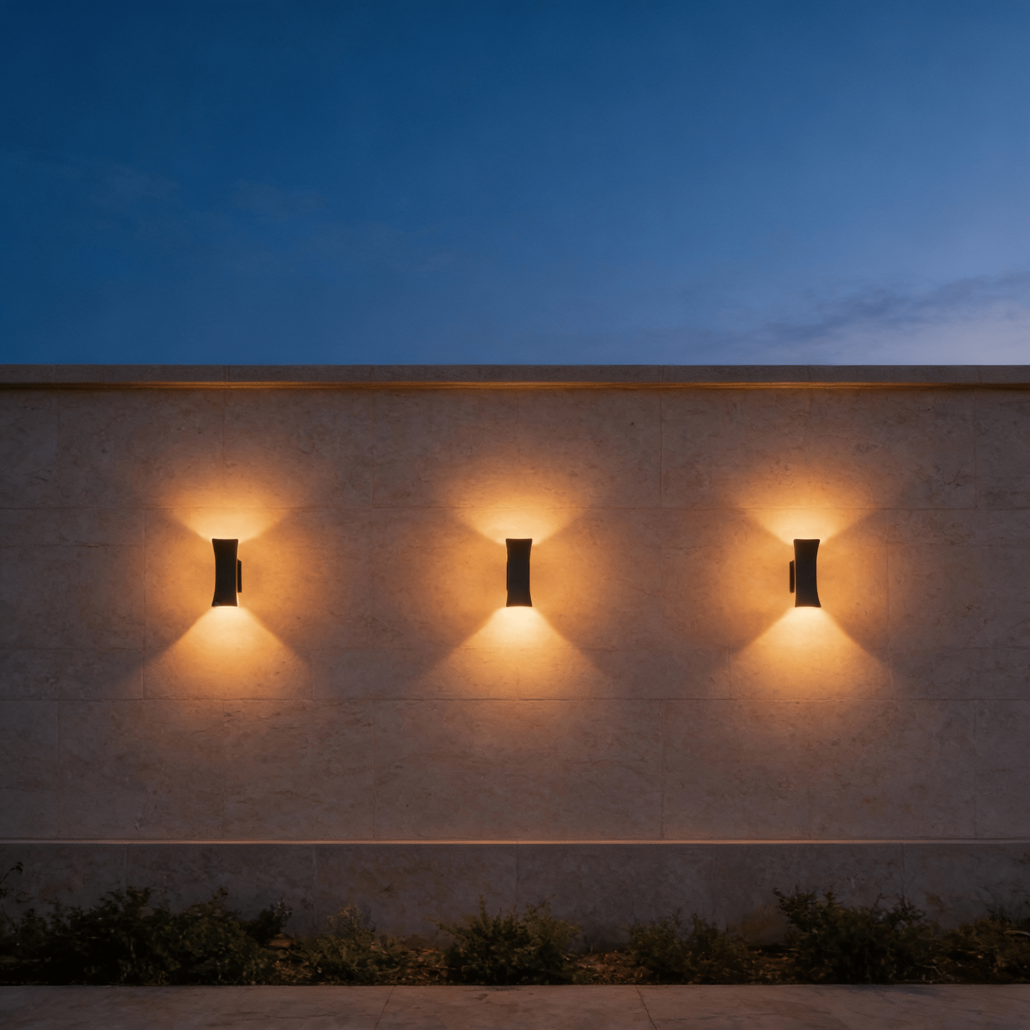 Sunset Wall Light in White & Black