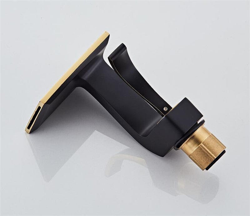 Serpenti Flow Faucet in White & White And Gold - Viltara