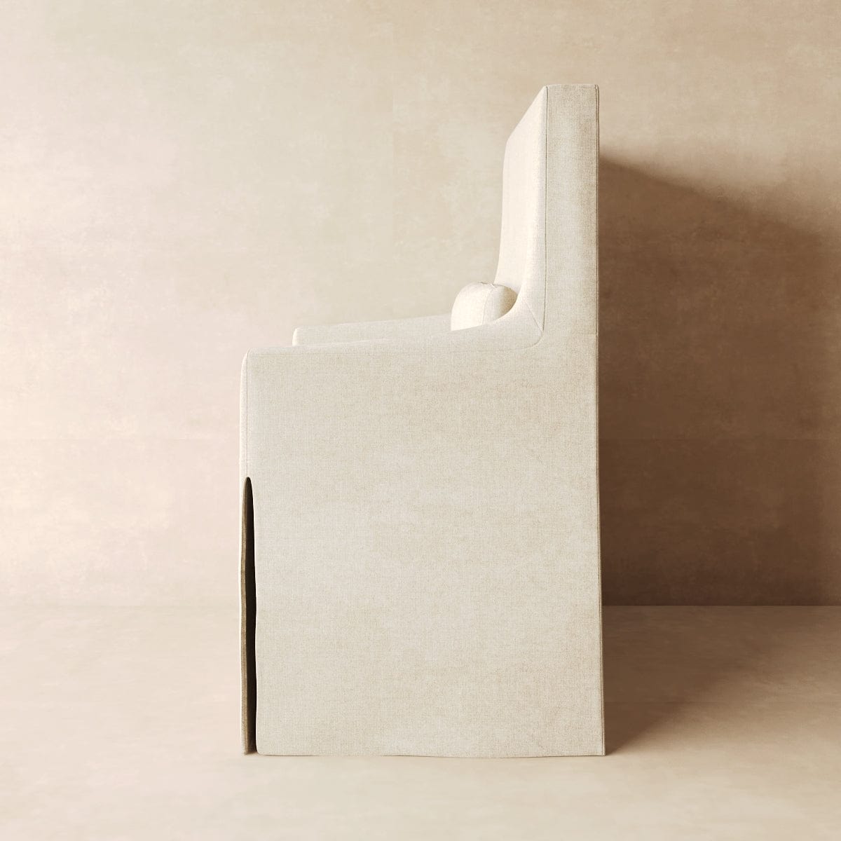 Signature Upholstered Armchair in Performance Linen & European Linen
